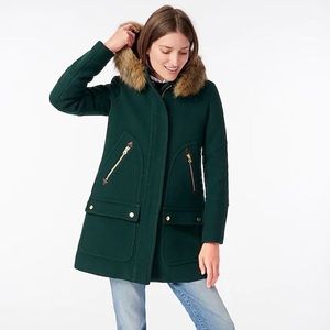 J Crew Italian Wool Stadium Cloth (Nello Gori) Coat